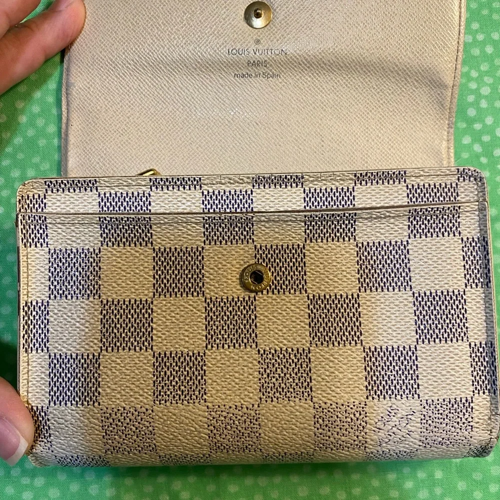 Louis Vuitton Damier Azur Trifold Wallet - Picture 3 of 11